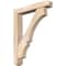 Ekena Millwork Balboa Craftsman Smooth Bracket w/ Offset Brace, Douglas Fir, 5 1/2"W x 30"D x 38"H BKT0604X30X38BOA04SDF - alternate 1